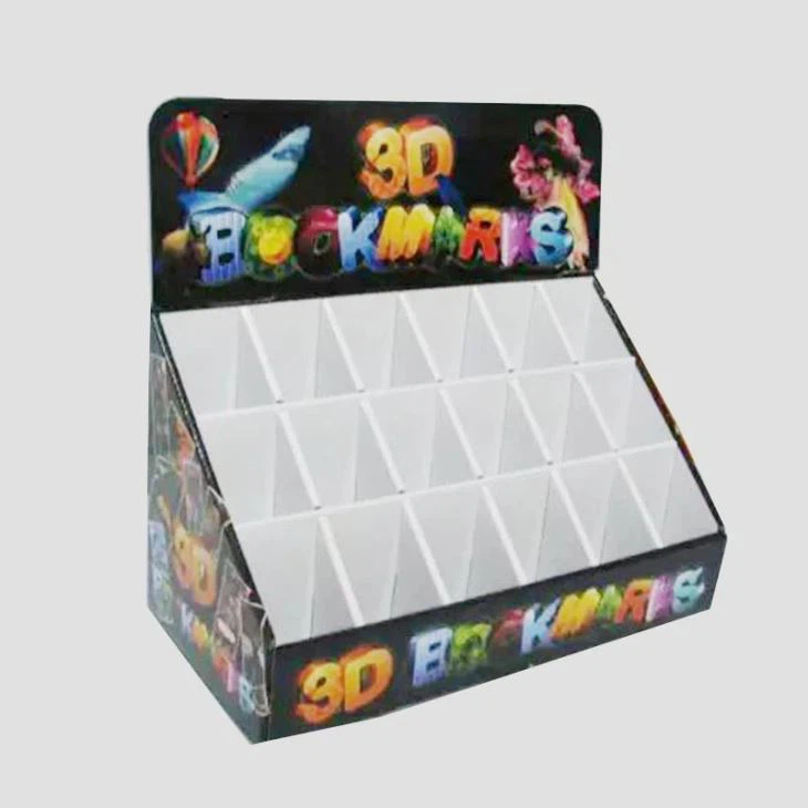 OEM Cardboard Paper Printed Corrugated Counter Display Box/Toy Organizer